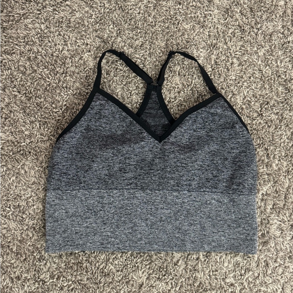 Victorias Secret PINK Active Sports Bra Heather Grey, L